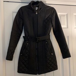 Laundry quilted coat, black